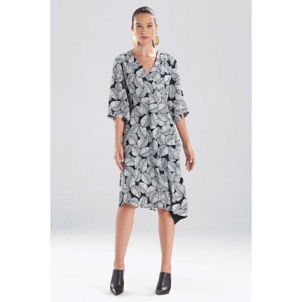 Natori Leaves Of Paradise Wrap Dress